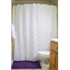 imageDII Translucent Lace Shower Curtain 72x72 Flower Blossom WhiteLattice White