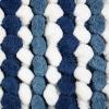 imageDII Ultra Soft Chenille Bath Mat Chunky Popcorn Bath Rug 17x24quot Gray StripeBlue Stripe