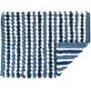imageDII Ultra Soft Chenille Bath Mat Chunky Popcorn Bath Rug 17x24quot Gray StripeBlue Stripe