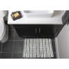 imageDII Ultra Soft Chenille Bath Mat Chunky Popcorn Bath Rug 17x24quot Gray StripeGray Stripe