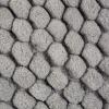 imageDII Ultra Soft Chenille Bath Mat Chunky Popcorn Bath Rug 17x24quot Gray StripeGrey