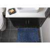 imageDII Ultra Soft Plush Spa Microfiber Shag Chenille Bath Mat Place in Front of Shower Vanity Bath Tub Sink and Toilet 21 x 34  Blue SolidBlue