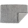 imageDII Ultra Soft Plush Spa Microfiber Shag Chenille Bath Mat Place in Front of Shower Vanity Bath Tub Sink and Toilet 21 x 34  Blue SolidGrey
