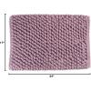 imageDII Ultra Soft Plush Spa Microfiber Shag Chenille Bath Mat Place in Front of Shower Vanity Bath Tub Sink and Toilet 21 x 34  Blue SolidMauve