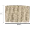 imageDII Ultra Soft Plush Spa Microfiber Shag Chenille Bath Mat Place in Front of Shower Vanity Bath Tub Sink and Toilet 21 x 34  Blue SolidTaupe