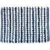 imageDII Ultra Soft Chenille Bath Mat Chunky Popcorn Bath Rug 17x24quot Gray StripeBlue Stripe