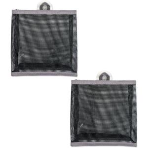 imageDII Bathroom Mesh Caddy Suction Organizer Small Set Gray 2 PieceSet of 2  Small