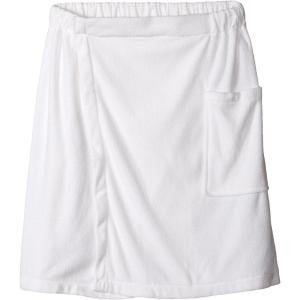 imageDII Mens Terry Shower Wrap Collection Adjustable with Velcro and Pocket 54x20 GrayWhite