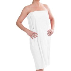 imageDII Spa Towel for Women Adjustable Shower Wrap with SelfFastening Closure SmallMedium 555x325 EggplantWhite