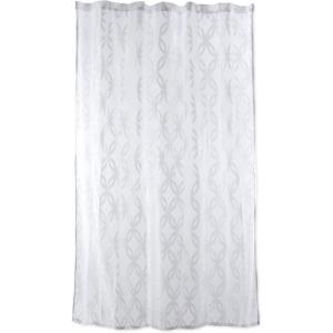 imageDII Translucent Lace Shower Curtain 72x72 Flower Blossom WhiteLattice White