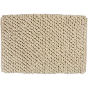 imageDII Ultra Soft Chenille Bath Mat Chunky Popcorn Bath Rug 17x24quot Gray StripeTaupe