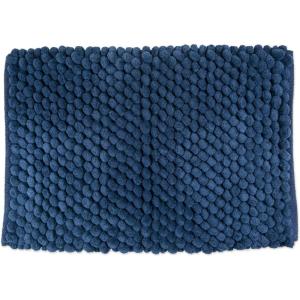 imageDII Ultra Soft Plush Spa Microfiber Shag Chenille Bath Mat Place in Front of Shower Vanity Bath Tub Sink and Toilet 21 x 34  Blue SolidBlue