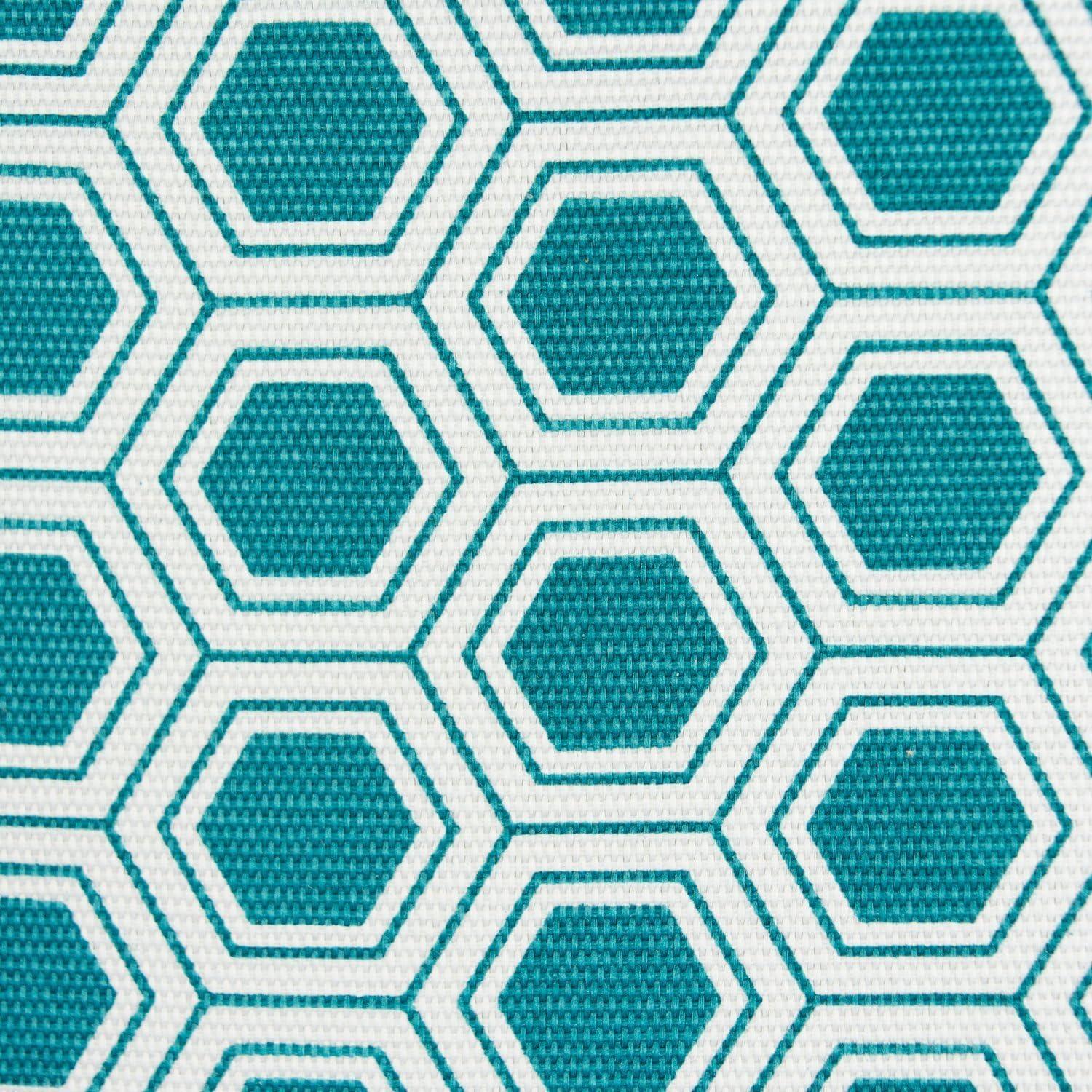 imageDII Collapsible Polyester Storage Cube Honeycomb Teal LargeTeal