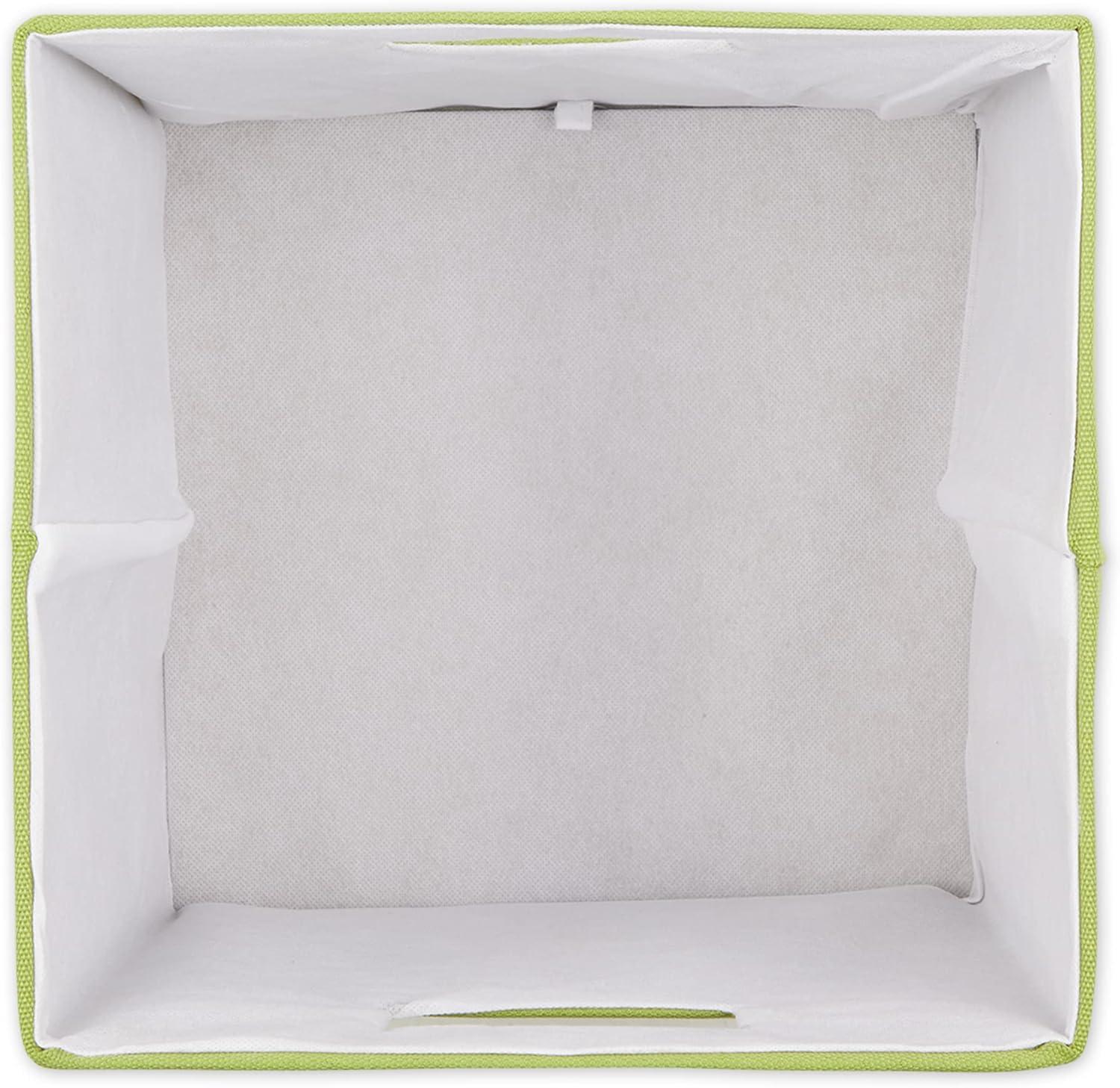 imageDII Collapsible Polyester Storage Cube Solid Lightweight and Durable Small Square 11x11x11 Avocado