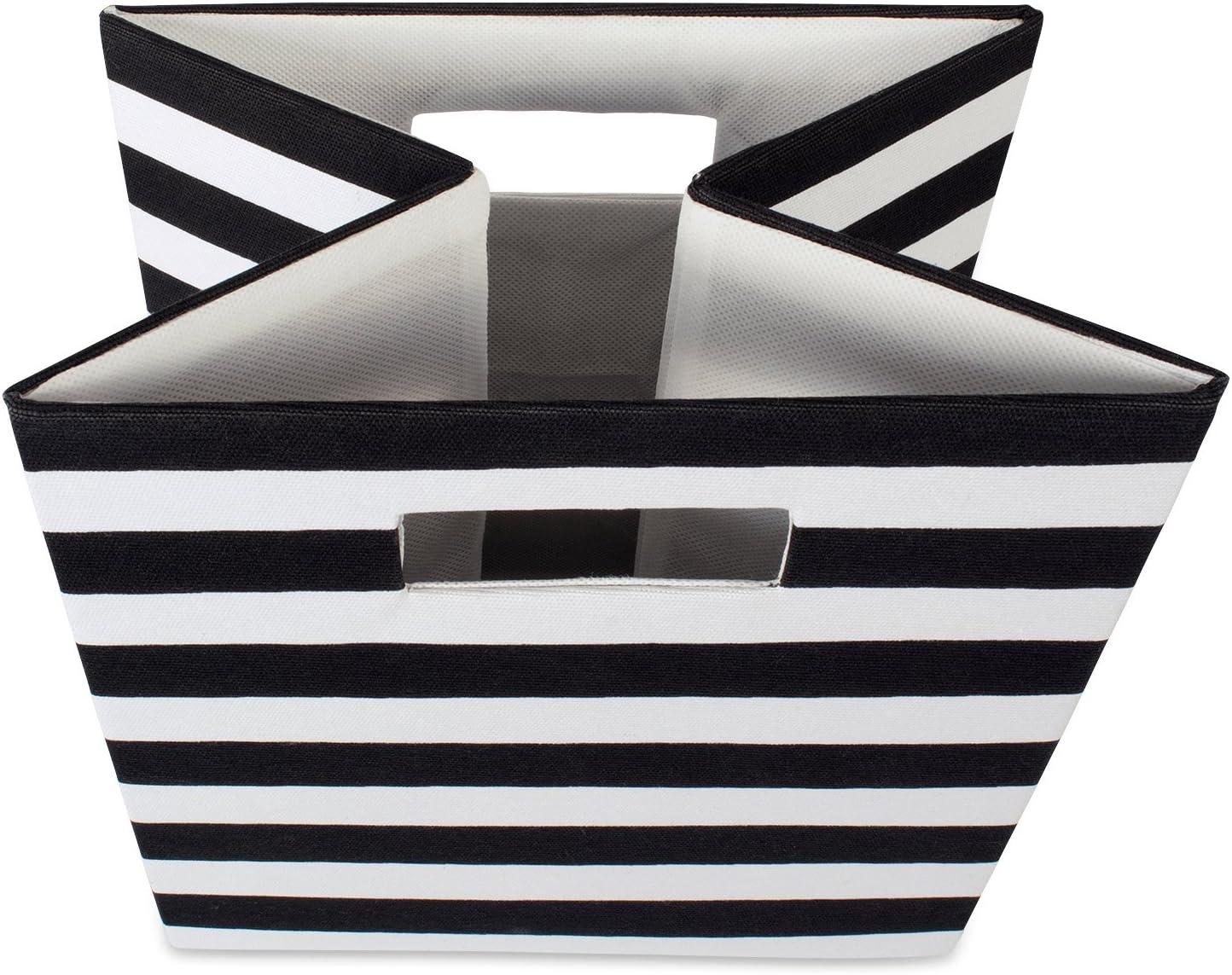 imageDII Polyester Cube Storage Collection Collapsible Hard Sided Bin 13x13x13 AquaBlack