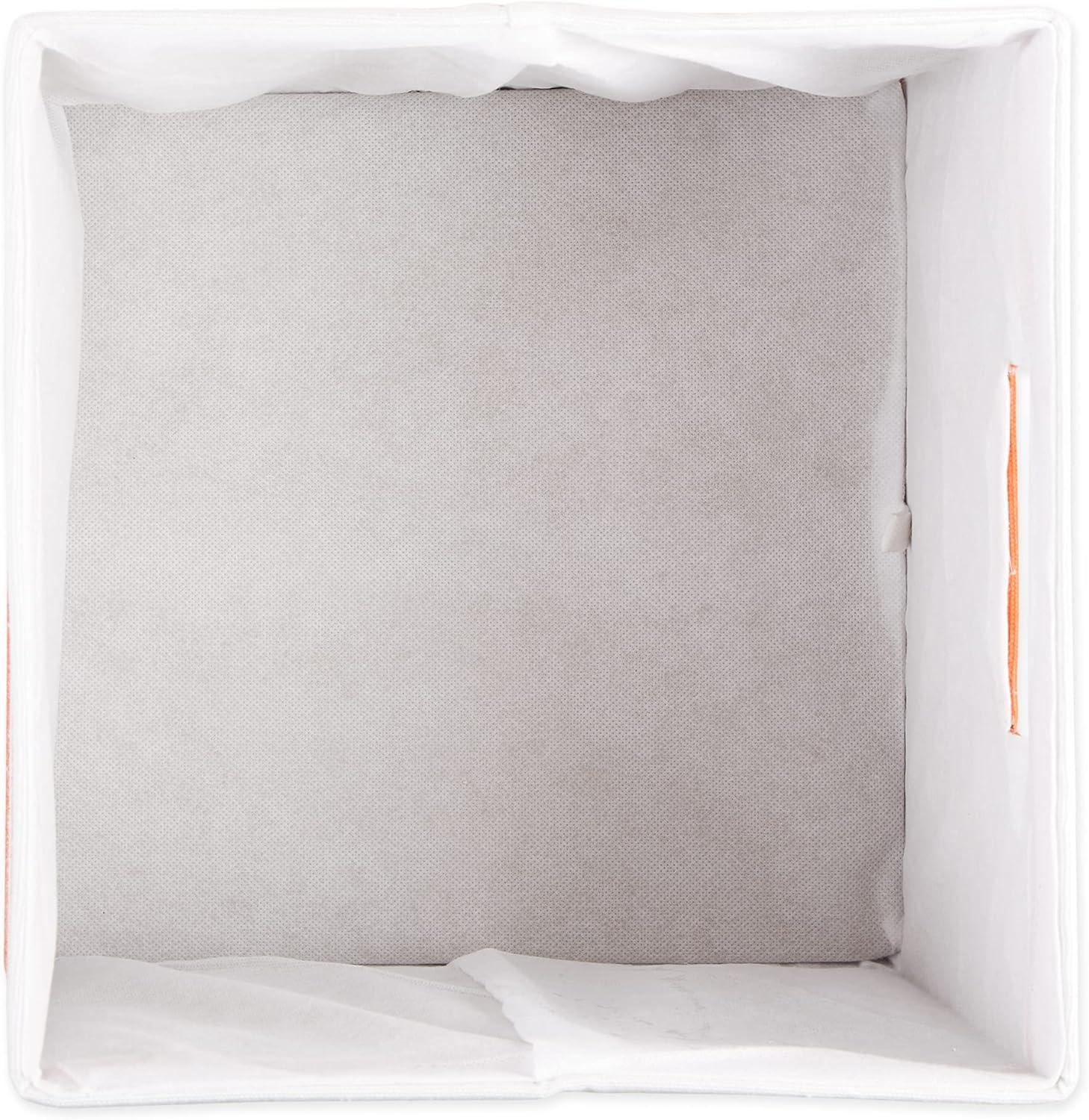 imageDII Polyester Cube Storage Collection Collapsible Hard Sided Bin 13x13x13 AquaSpice