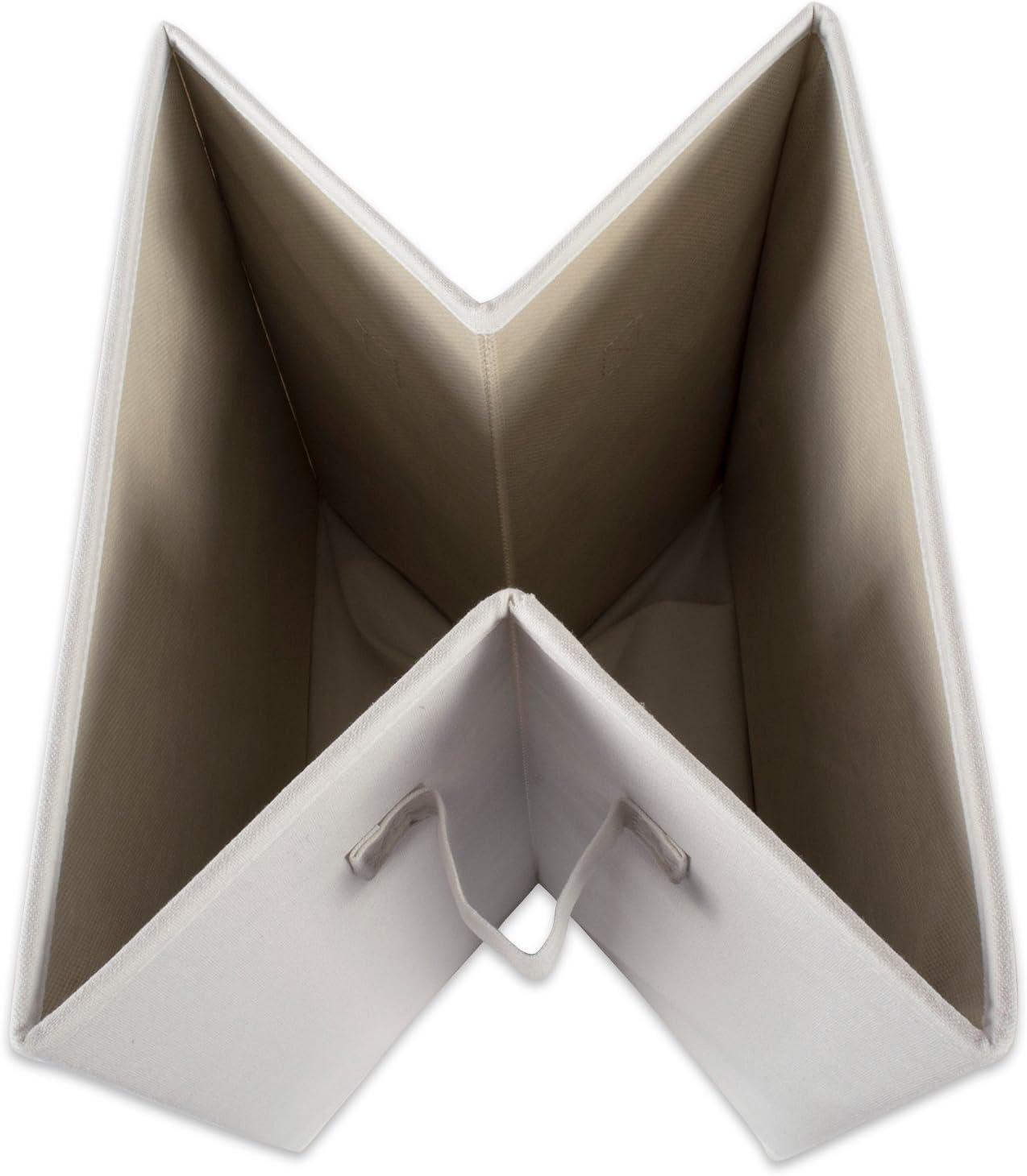 imageELiving Store Collapsible Storage Bin Cube for Bedroom Nursery Playroom and More 13x13x13  Swan