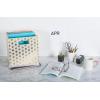 imageDII Collapsible Polyester Storage Cube Honeycomb Teal LargeGold
