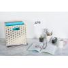 imageDII Collapsible Polyester Storage Cube Honeycomb Teal LargeGold