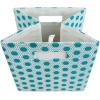 imageDII Collapsible Polyester Storage Cube Honeycomb Teal LargeTeal