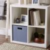 imageDII Collapsible Polyester Storage Cube Solid Lightweight and Durable Large Square 13x13x13 Stonewash BlueLarge Square  13x13x13
