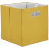 imageDII Collapsible Polyester Storage Cube Solid Lightweight and Durable Small Square 11x11x11 Lemongrass