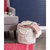 imageDII Woven Paper Storage Bin Geo Diamond Stone Medium RectangleGray
