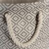 imageDII Woven Paper Storage Bin Geo Diamond Stone Medium RectangleGray