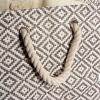 imageDII Woven Paper Storage Bin Geo Diamond Stone Medium RectangleGray