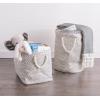 imageDII Woven Paper Storage Bin Geo Diamond Stone Medium RectangleGray