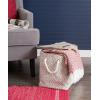 imageDII Woven Paper Storage Bin Geo Diamond Stone Medium RectangleGray