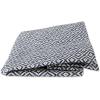 imageDII Woven Paper Storage Bin Geo Diamond Stone Medium RectangleNautical Blue
