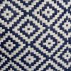 imageDII Woven Paper Storage Bin Geo Diamond Stone Medium RectangleNautical Blue