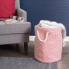 imageDII Woven Paper Storage Bin Geo Diamond Stone Medium RectangleRust