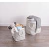 imageDII Woven Paper Storage Bin Geo Diamond Stone Medium RectangleStone