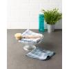 imageDII Waffle Weave Kitchen Collection 100 Cotton Dishtowel Set Leaf Green 6 PieceBlue