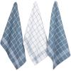 imageDII Waffle Weave Kitchen Collection 100 Cotton Dishtowel Set Leaf Green 6 PieceBlue