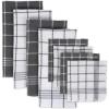 imageDII Waffle Weave Kitchen Collection 100 Cotton Dishtowel Set Leaf Green 6 PieceGray
