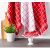 imageDII Waffle Weave Kitchen Collection 100 Cotton Dishtowel Set Leaf Green 6 PieceRed