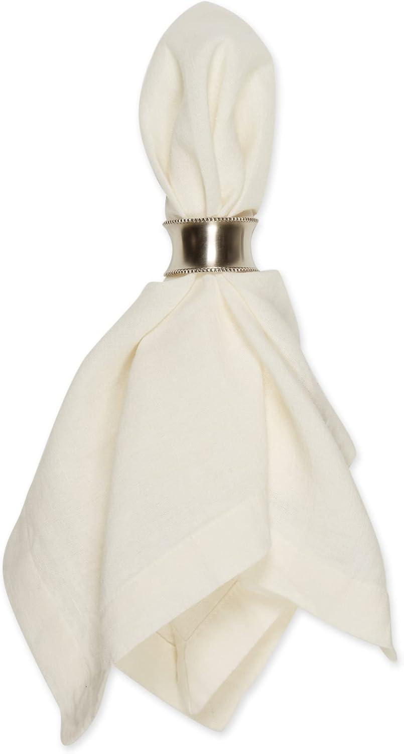 imageDII Linen Tabletop Collection Machine Washable Placemat Set 145x205 Cream 4 PieceCream