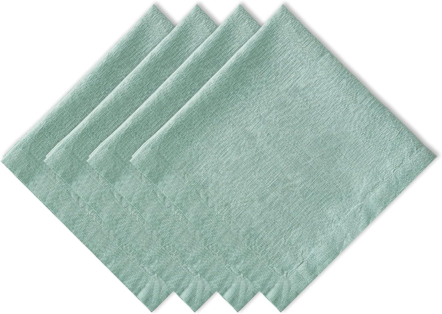 imageDII Linen Tabletop Collection Machine Washable Placemat Set 145x205 Cream 4 PieceJadeite