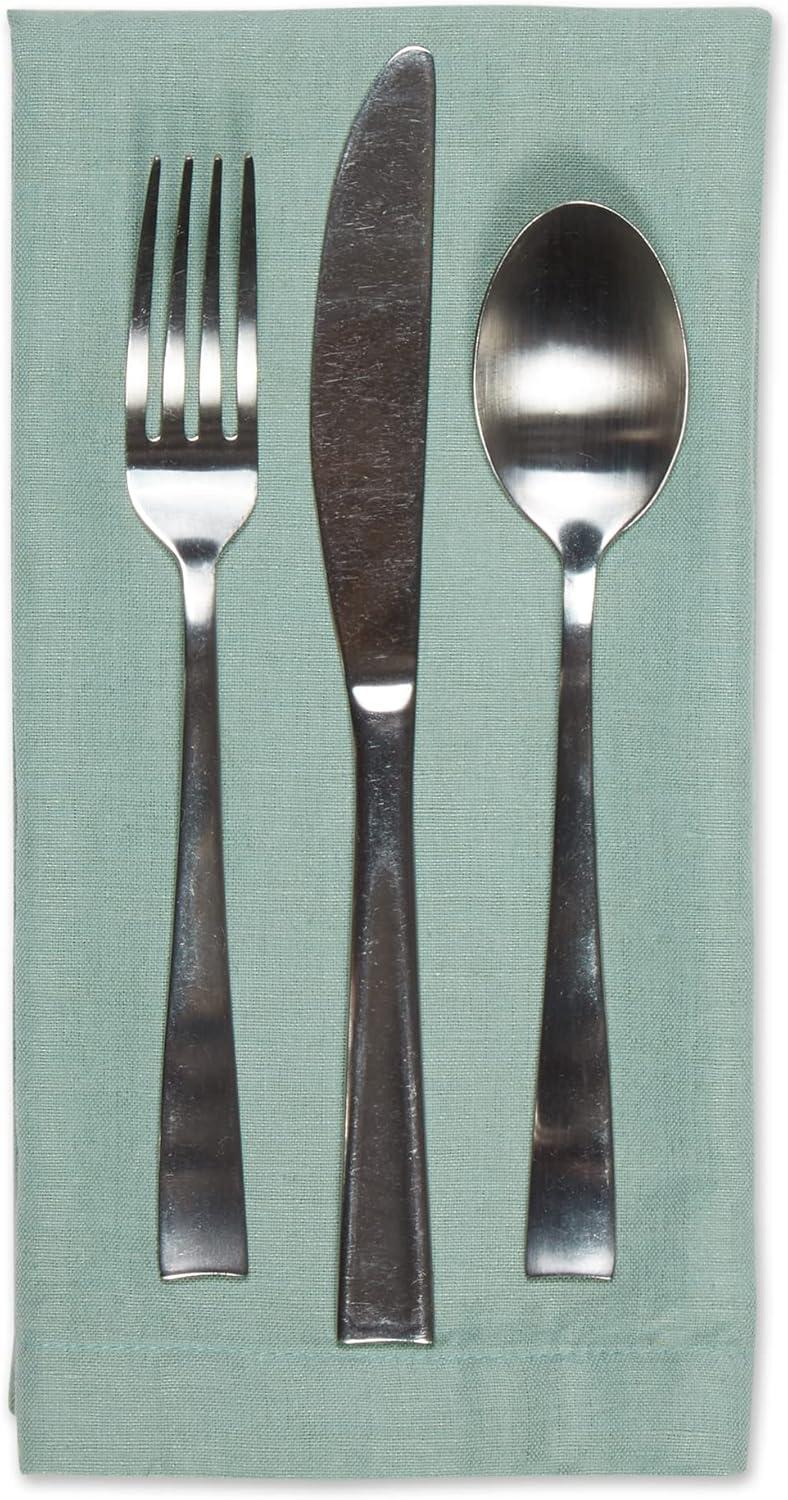 imageDII Linen Tabletop Collection Machine Washable Placemat Set 145x205 Cream 4 PieceJadeite