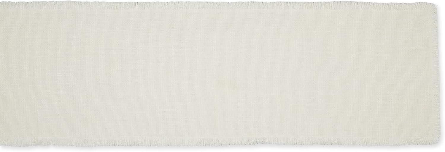 imageDII Linen Tabletop Collection Machine Washable Table Runner 145x72 JadeiteCream