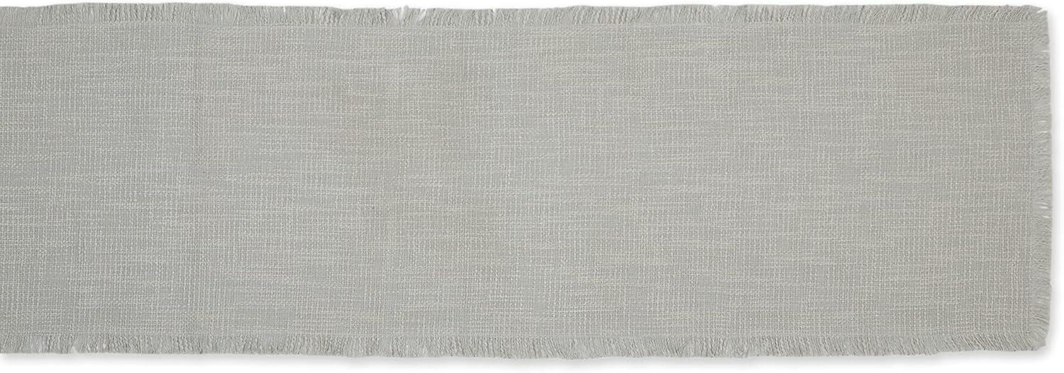 imageDII Linen Tabletop Collection Machine Washable Table Runner 145x72 JadeiteLight Rain