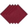 imageDII Linen Tabletop Collection Machine Washable Placemat Set 145x205 Cream 4 PieceCranberry