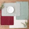 imageDII Linen Tabletop Collection Machine Washable Placemat Set 145x205 Cream 4 PieceCream