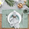 imageDII Linen Tabletop Collection Machine Washable Placemat Set 145x205 Cream 4 PieceJadeite