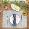imageDII Linen Tabletop Collection Machine Washable Placemat Set 145x205 Cream 4 PieceLight Rain