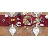 imageDII Linen Tabletop Collection Machine Washable Table Runner 145x72 JadeiteCranberry