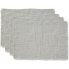 imageDII Linen Tabletop Collection Machine Washable Placemat Set 145x205 Cream 4 PieceLight Rain
